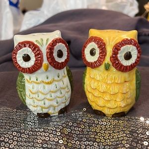 NWT Owl Salt & Pepper Shakers